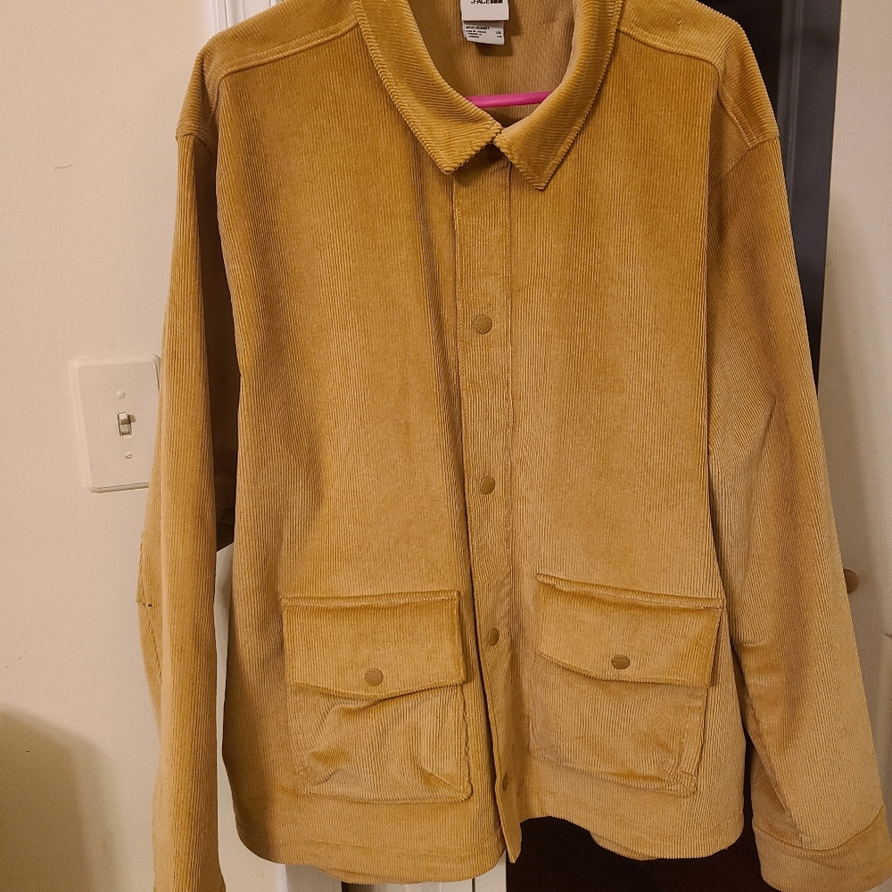 Mens New, Without Tags Light Brown Corduroy Northface Jacket